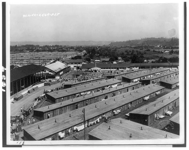 Aerial View of the Puyallup Assembly Center